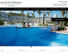 Tablet Screenshot of palacecostarica.com